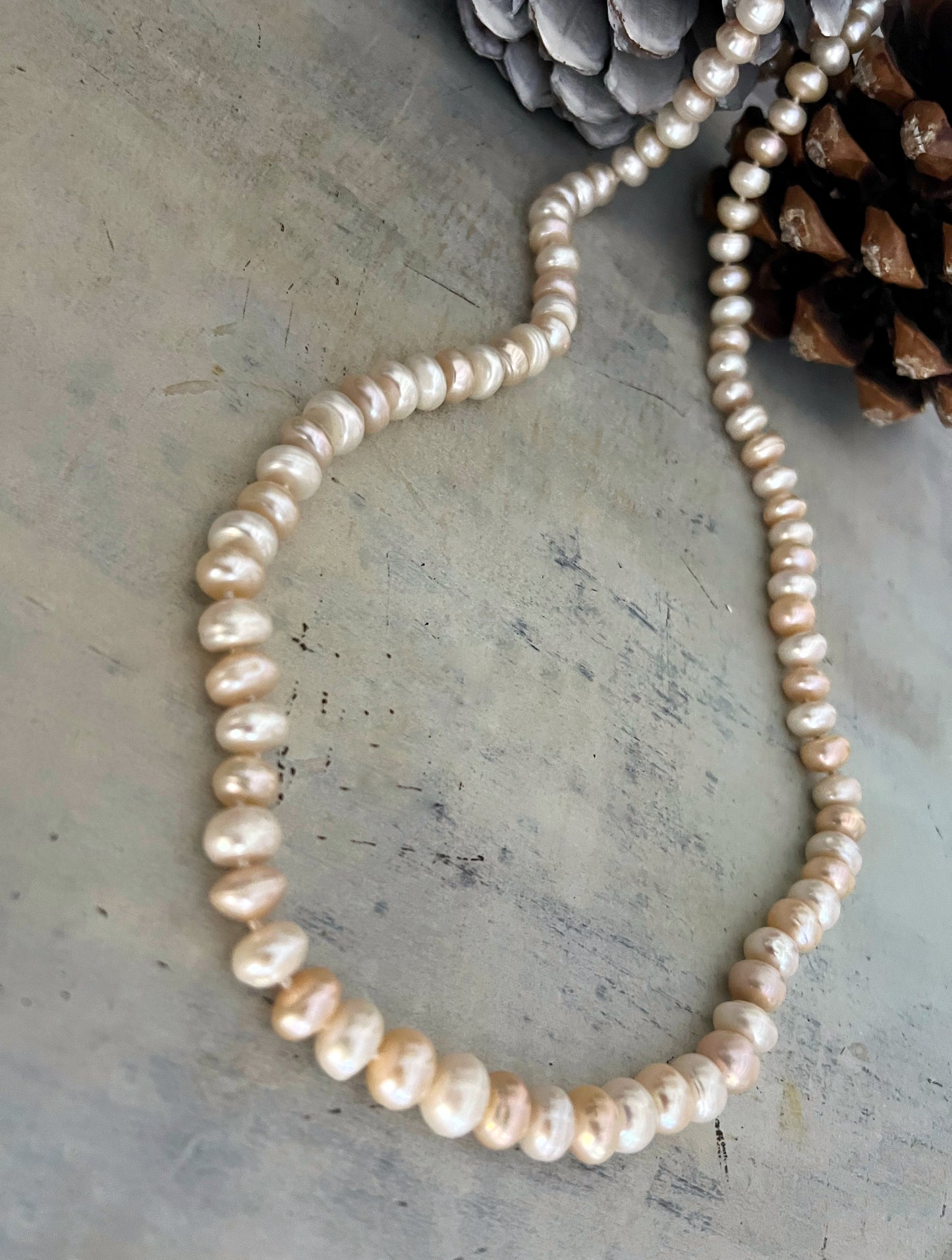 Collar de Perlas Botón