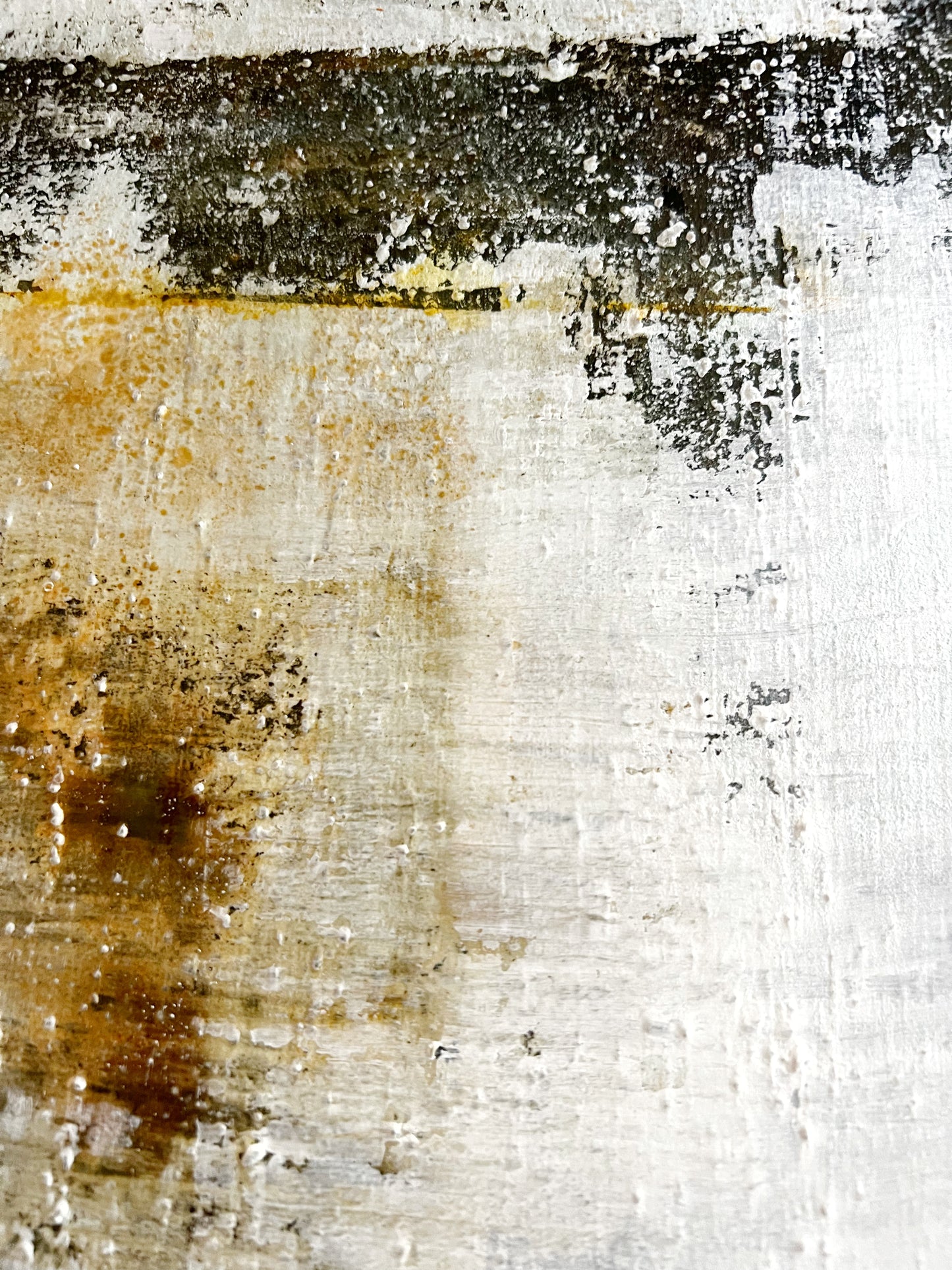 Industrial Silence – Original Textured Modern Minimalist Artwork | 16x16"
