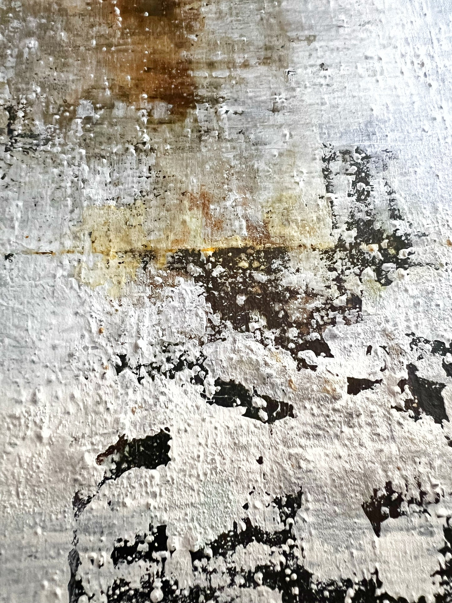 Industrial Silence – Original Textured Modern Minimalist Artwork | 16x16"
