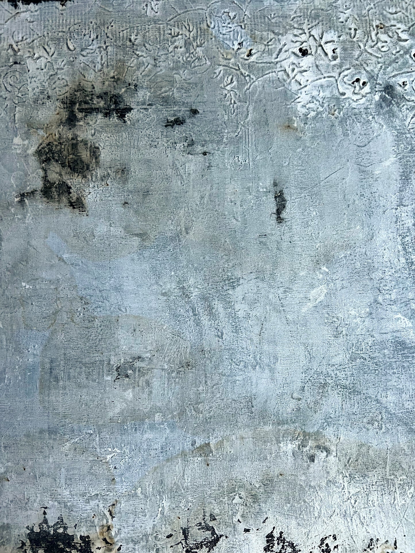 Fault Line | Original Textured Abstract Painting by Sergio Aranda I 40" x 32" Inches