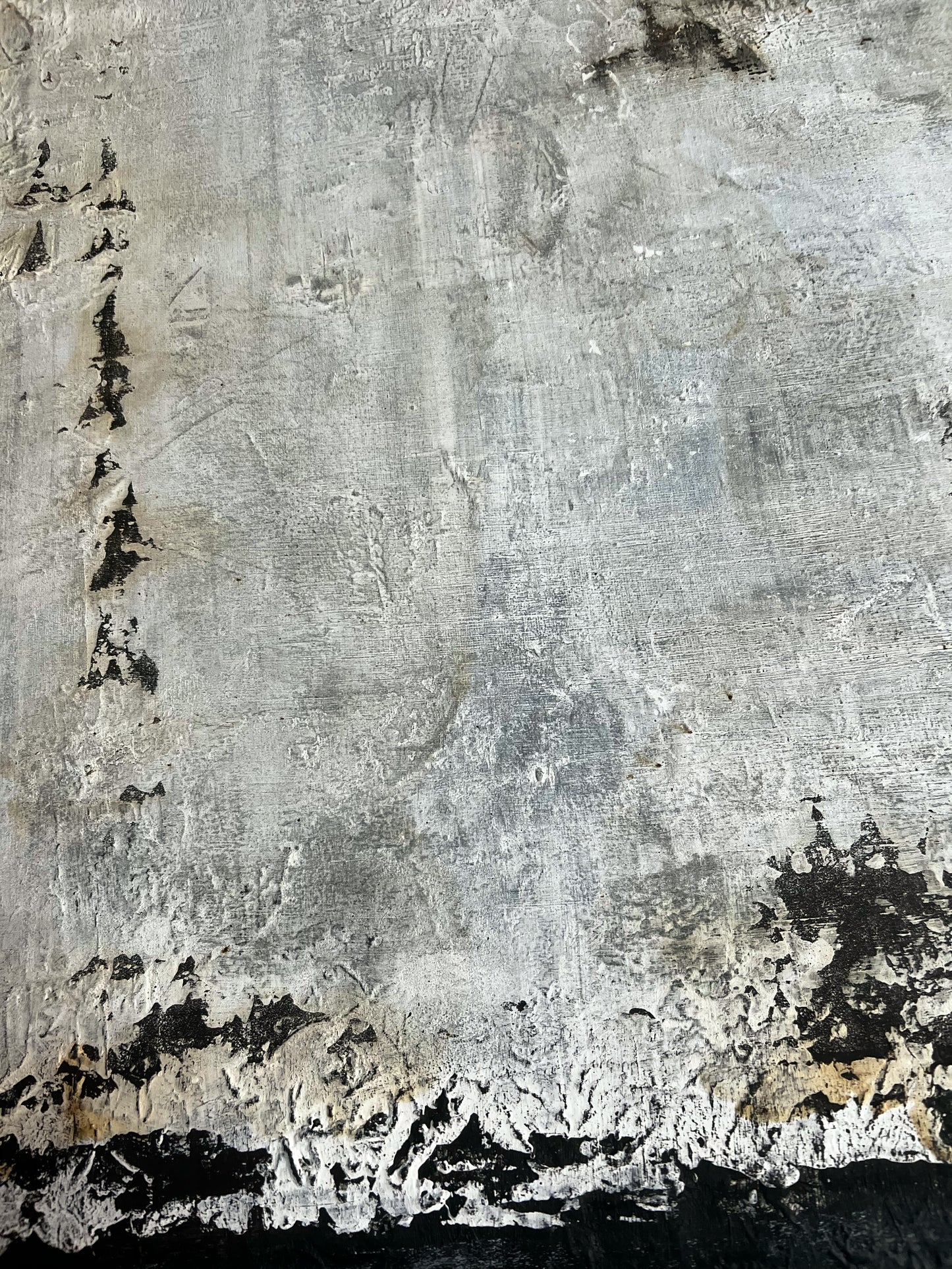 Fault Line | Original Textured Abstract Painting by Sergio Aranda I 40" x 32" Inches