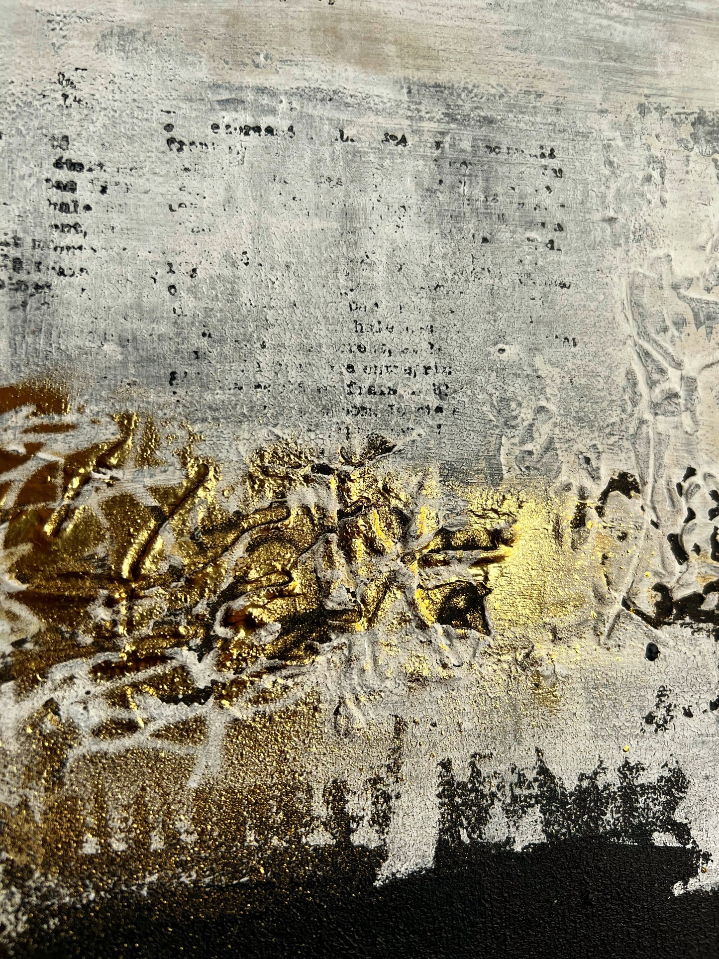 Silent Relief | Original Minimalist Abstract Painting 40 × 40 cm | Sergio Aranda