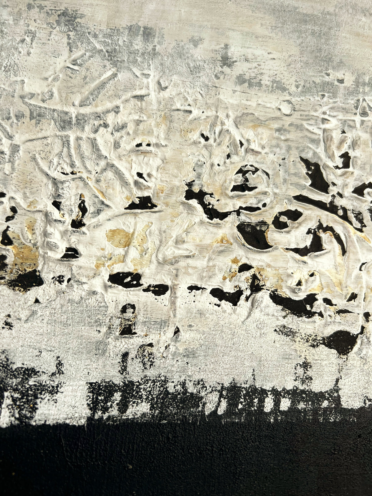 Silent Relief | Original Minimalist Abstract Painting 40 × 40 cm | Sergio Aranda