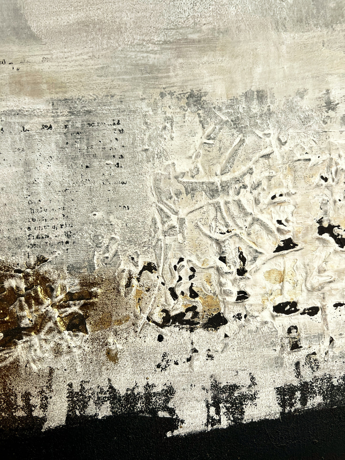 Silent Relief | Original Minimalist Abstract Painting 40 × 40 cm | Sergio Aranda