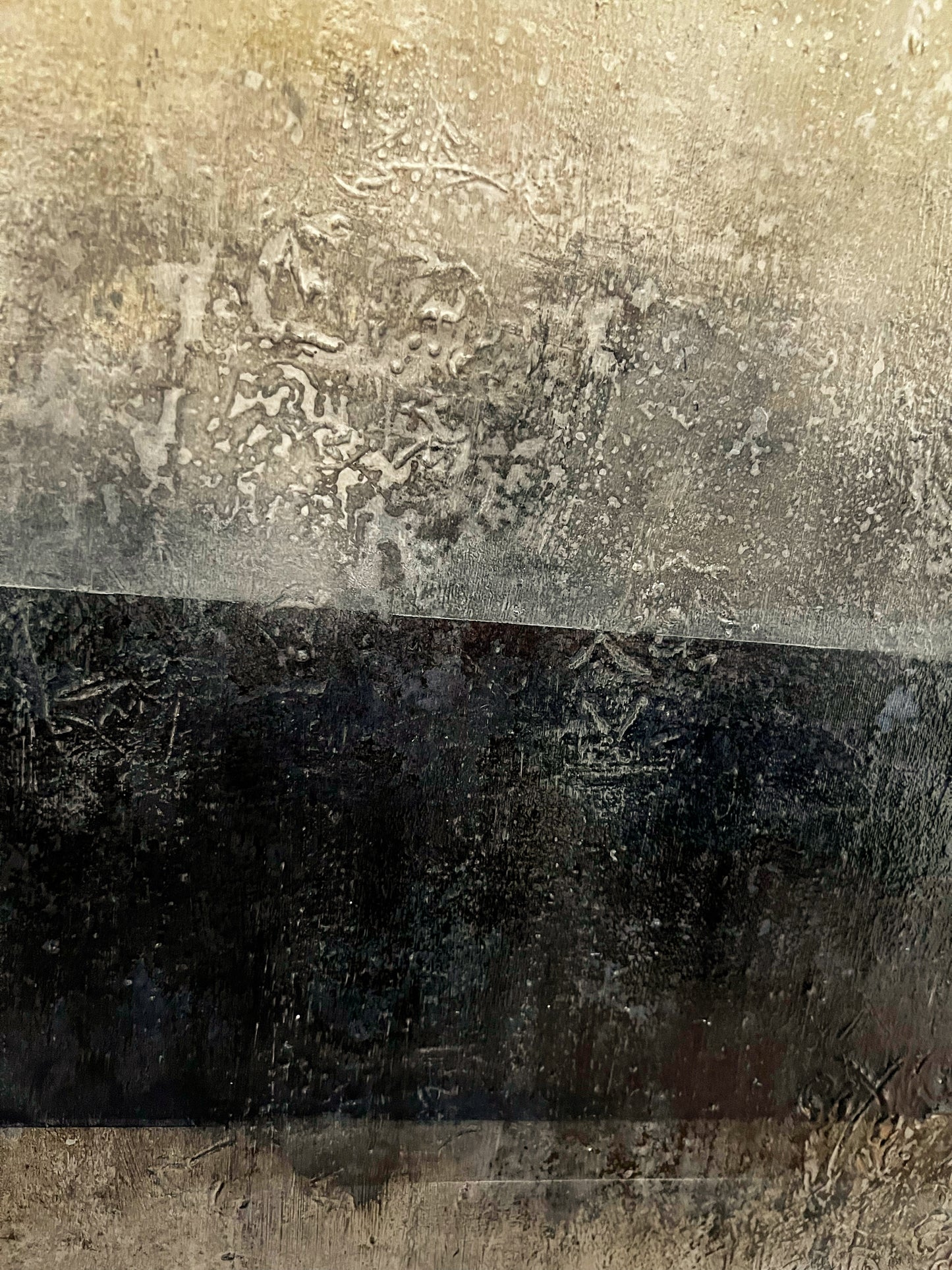 Ground State – Original Contemporary Textured Mixed Media Painting | 39.4 × 31.9 × 0.6 in | Sergio Aranda