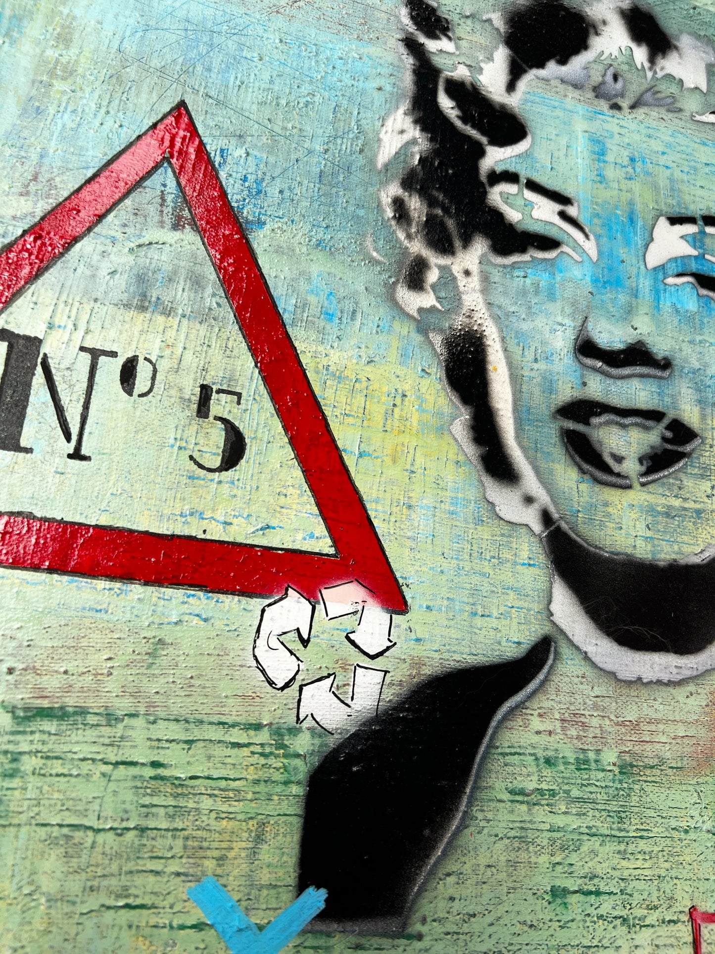 No. 5 – Original Contemporary Mixed Media Painting by Sergio Aranda