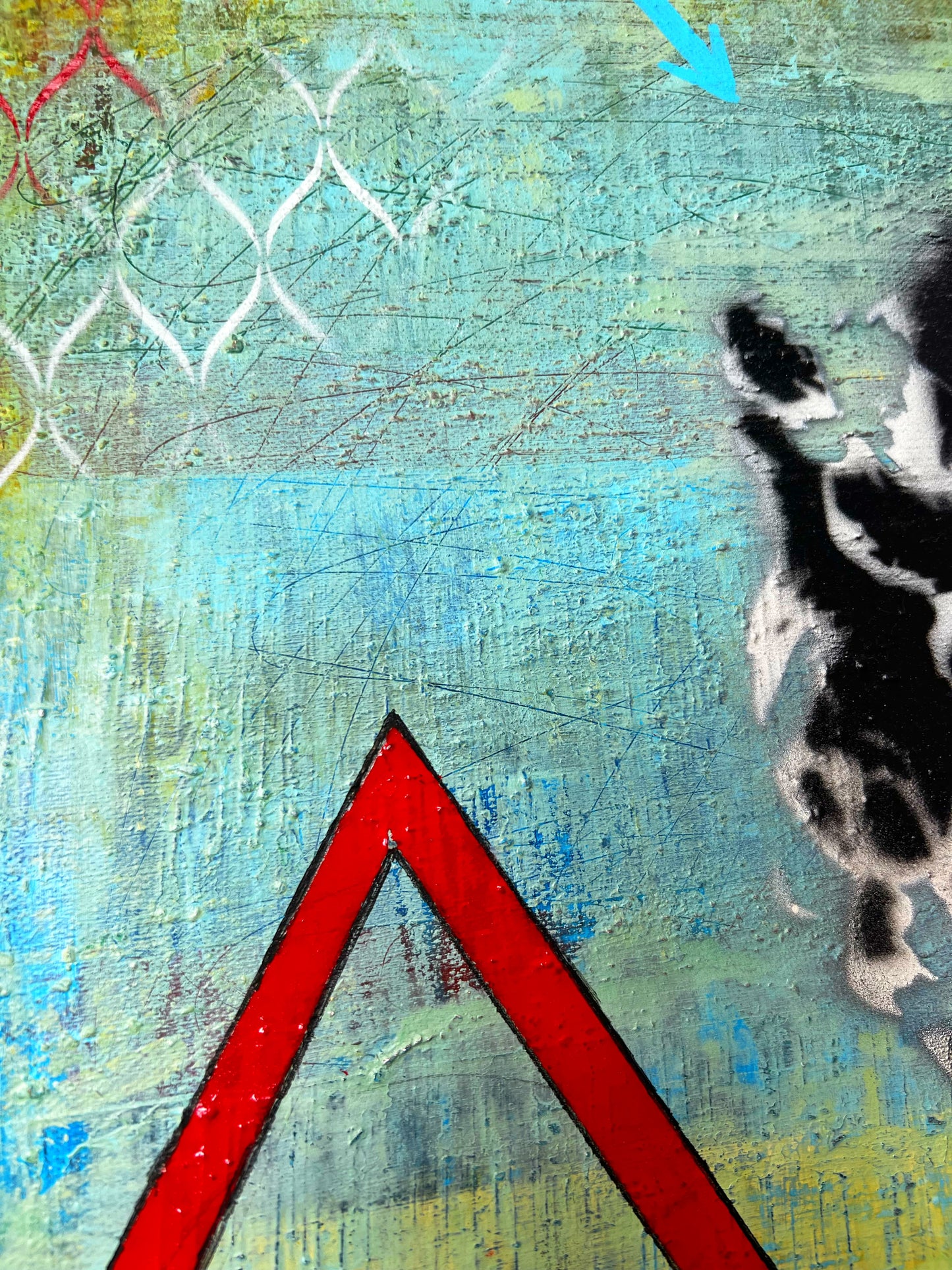 No. 5 – Original Contemporary Mixed Media Painting by Sergio Aranda