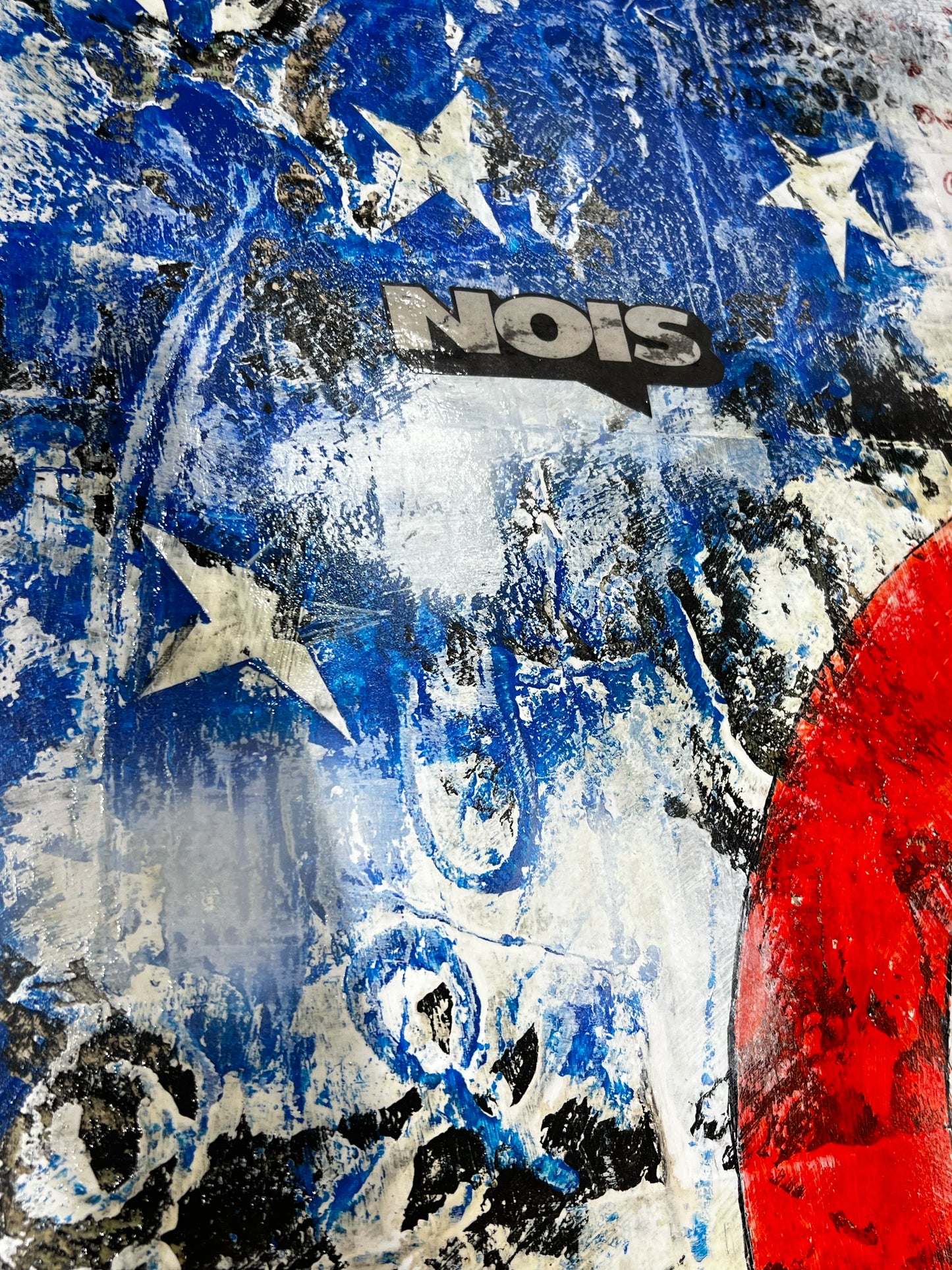 Not Today | Original Neo Pop Art Painting on Wood Panel | Sergio Aranda