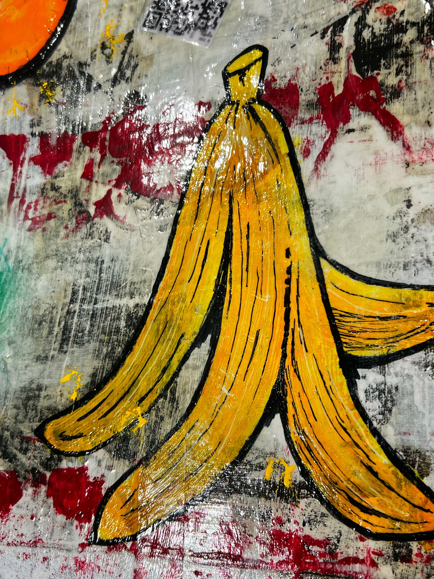 Not Today | Original Neo Pop Art Painting on Wood Panel | Sergio Aranda