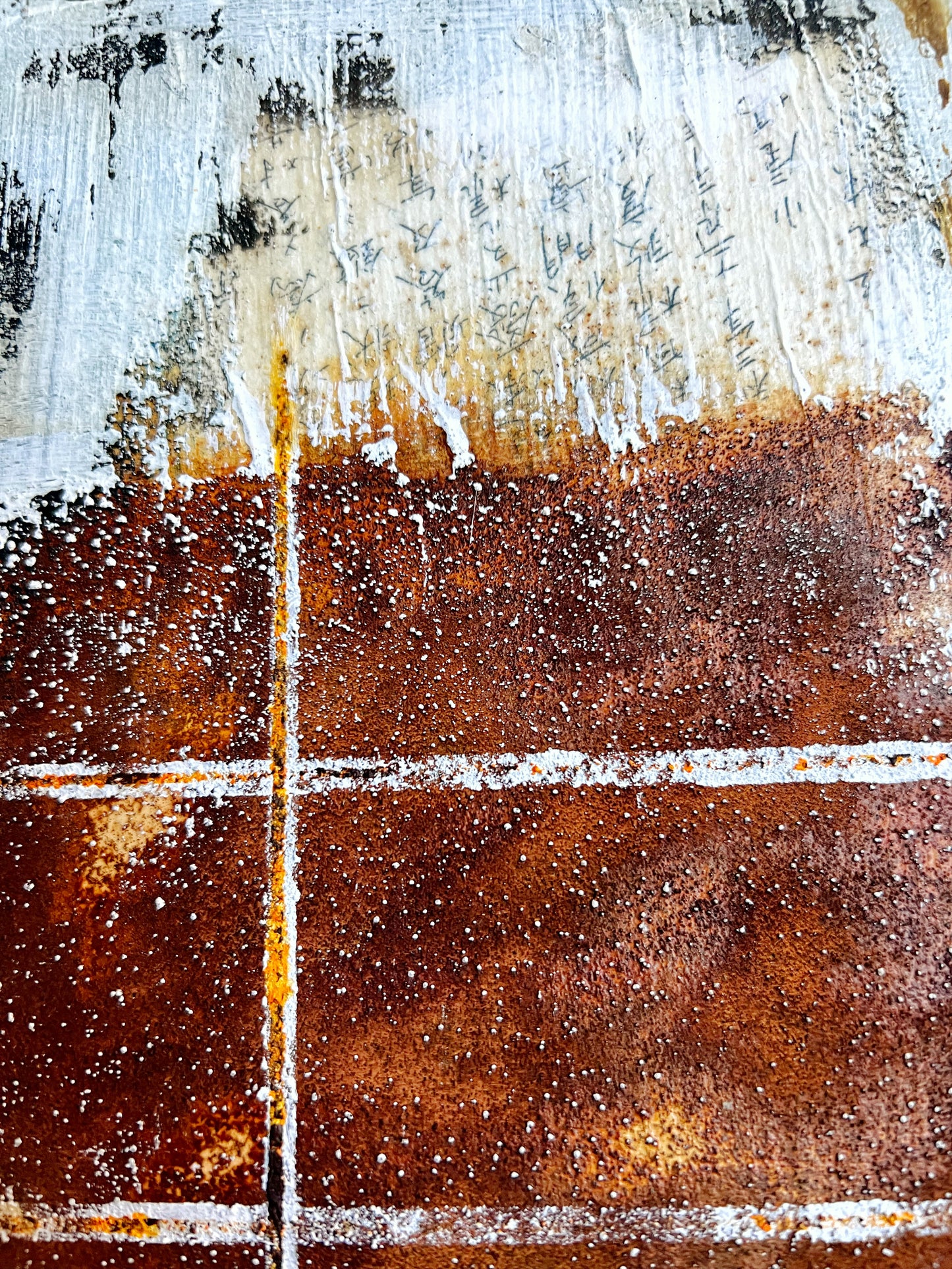 Erosion of Order | Original Abstract Painting – Sergio Aranda