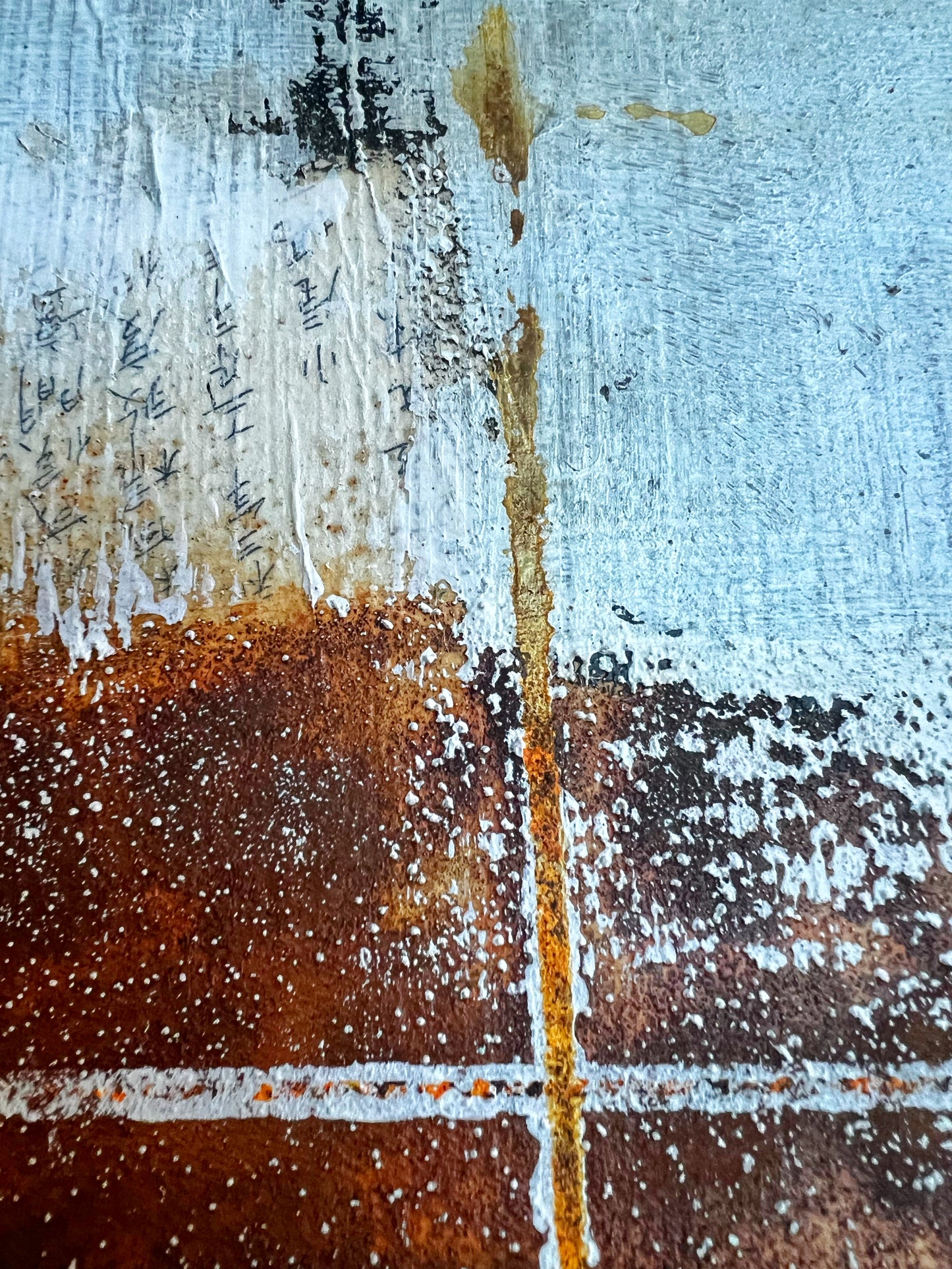 Erosion of Order | Original Abstract Painting – Sergio Aranda
