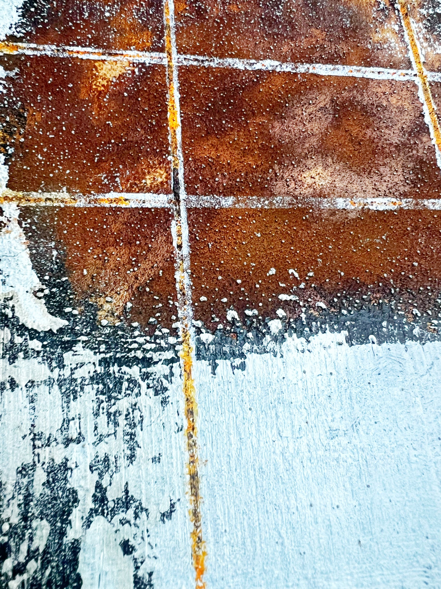 Erosion of Order | Original Abstract Painting – Sergio Aranda
