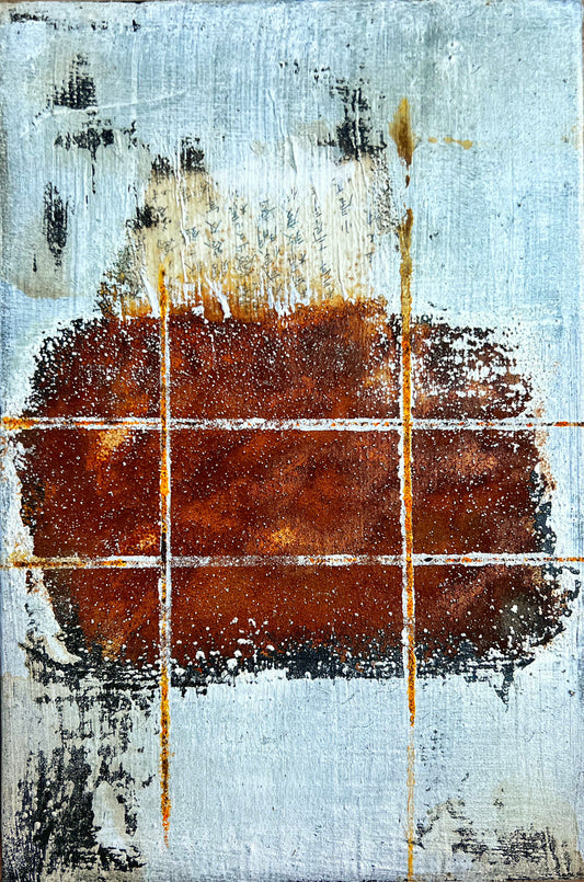 Erosion of Order | Original Abstract Painting – Sergio Aranda