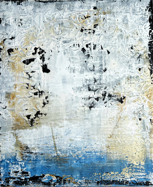 Architecture of Silence | Textured Abstract Art – Sergio Aranda