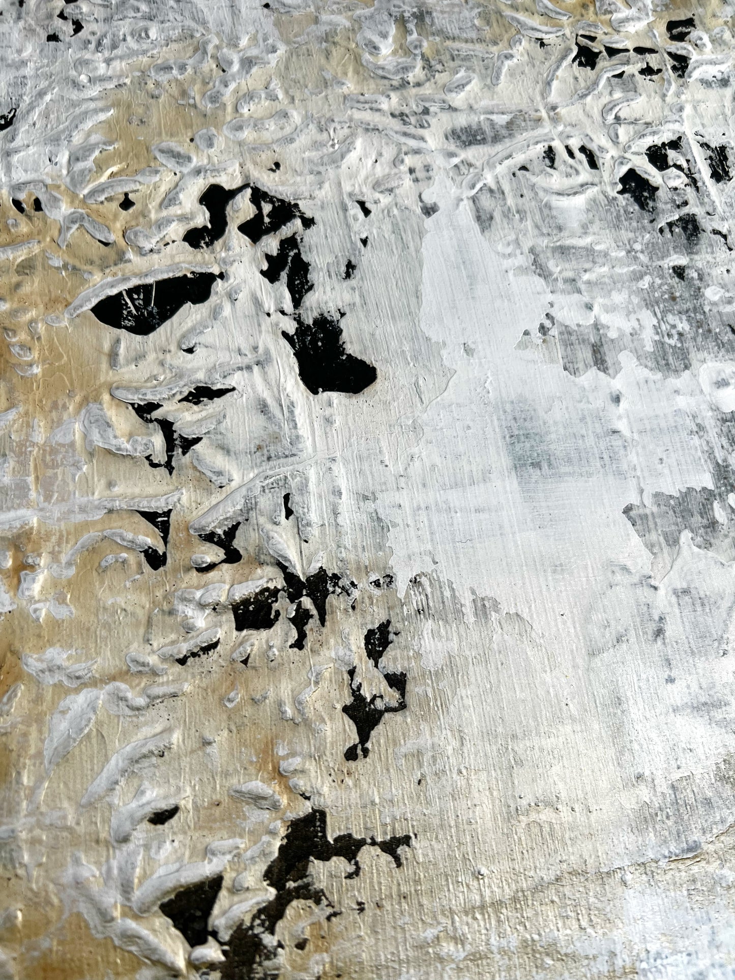 Architecture of Silence | Textured Abstract Art – Sergio Aranda