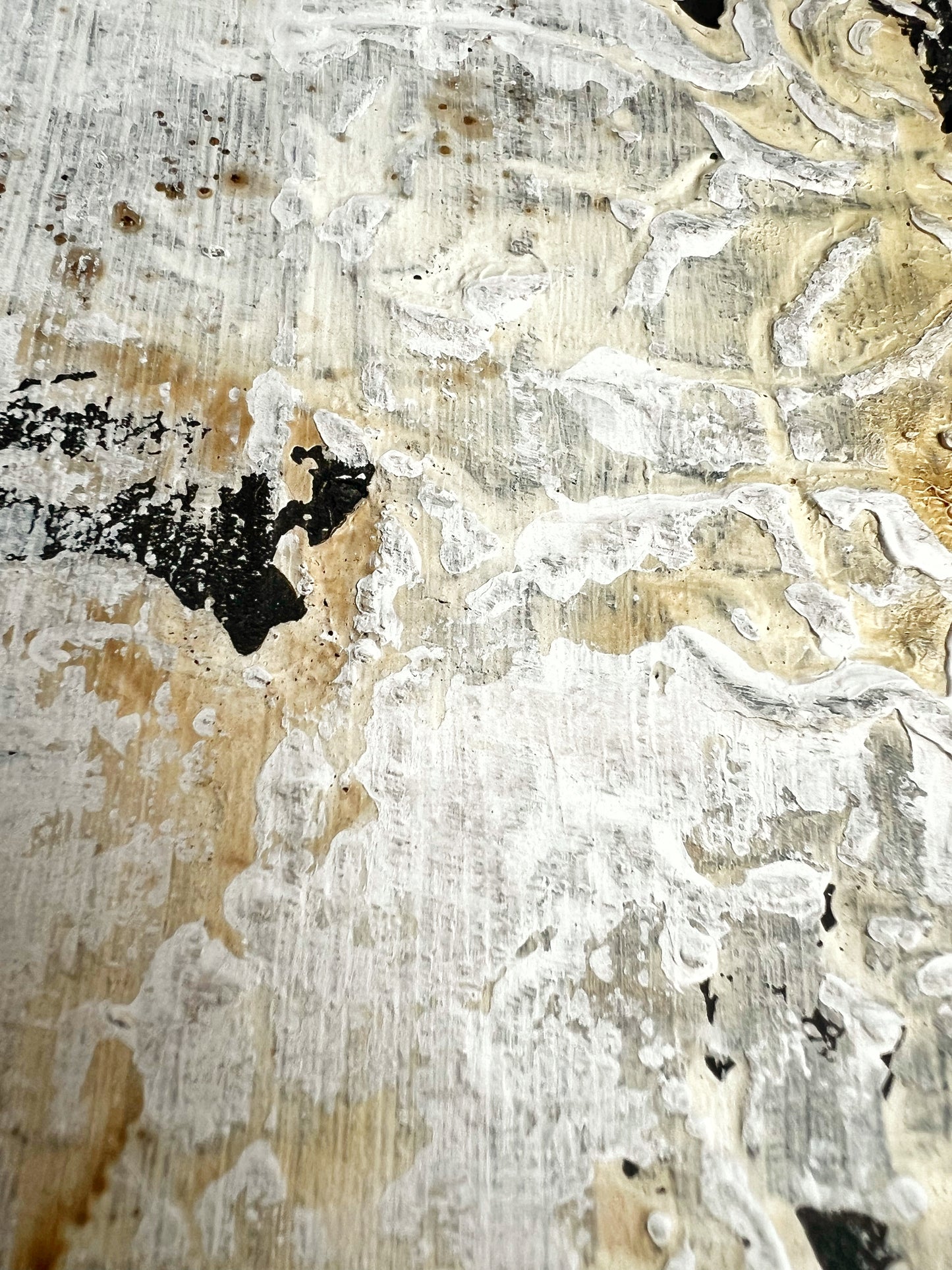 Architecture of Silence | Textured Abstract Art – Sergio Aranda