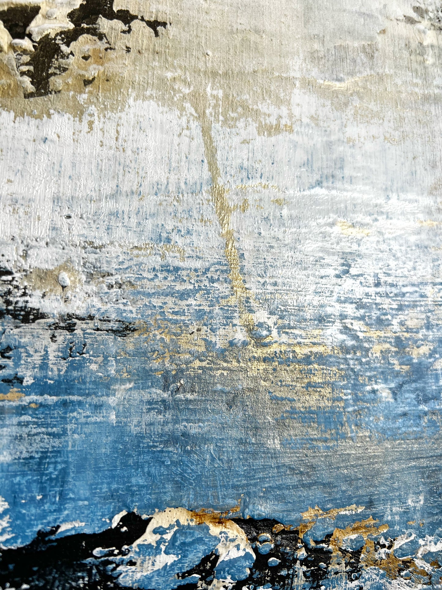 Architecture of Silence | Textured Abstract Art – Sergio Aranda