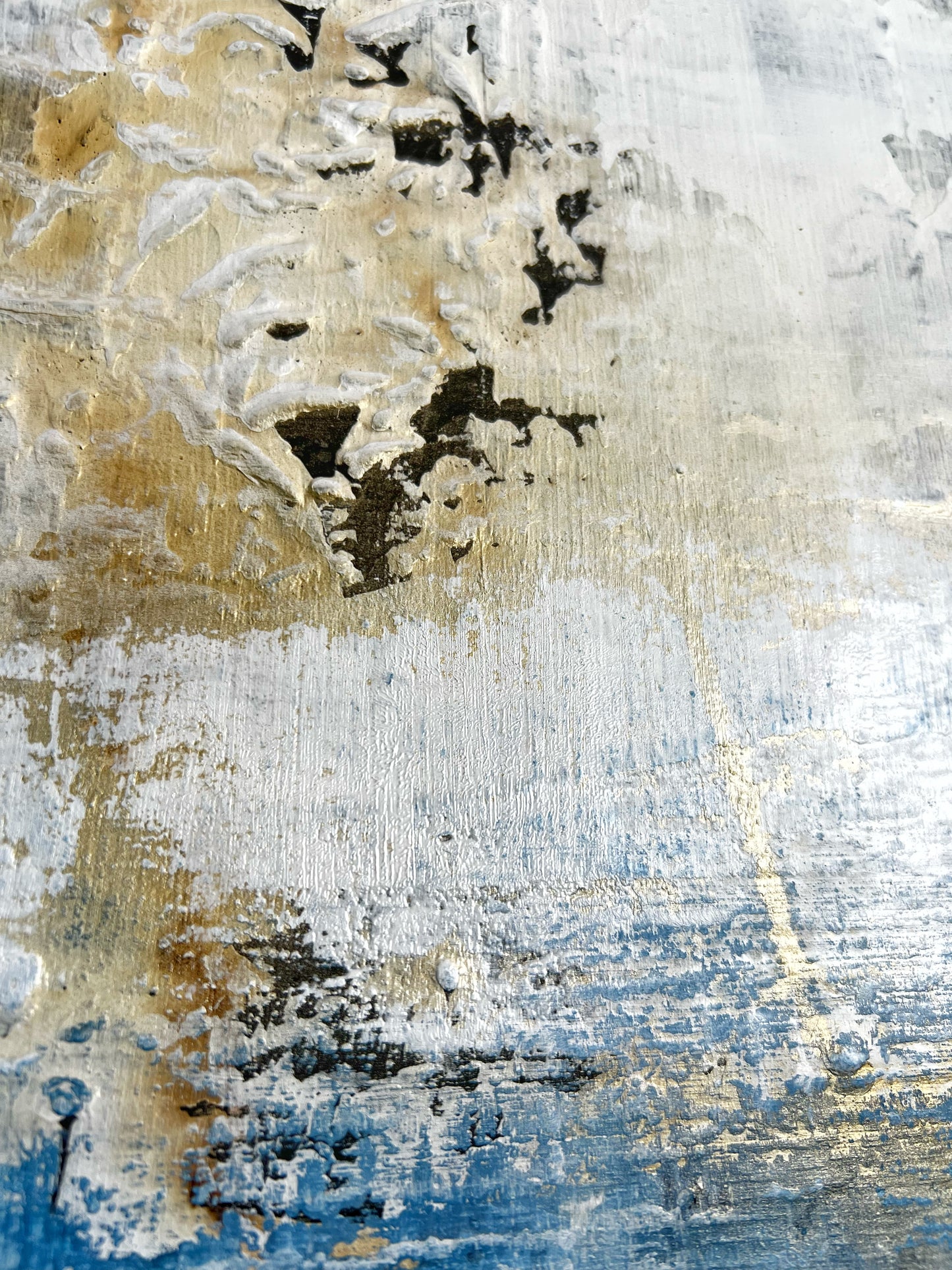 Architecture of Silence | Textured Abstract Art – Sergio Aranda