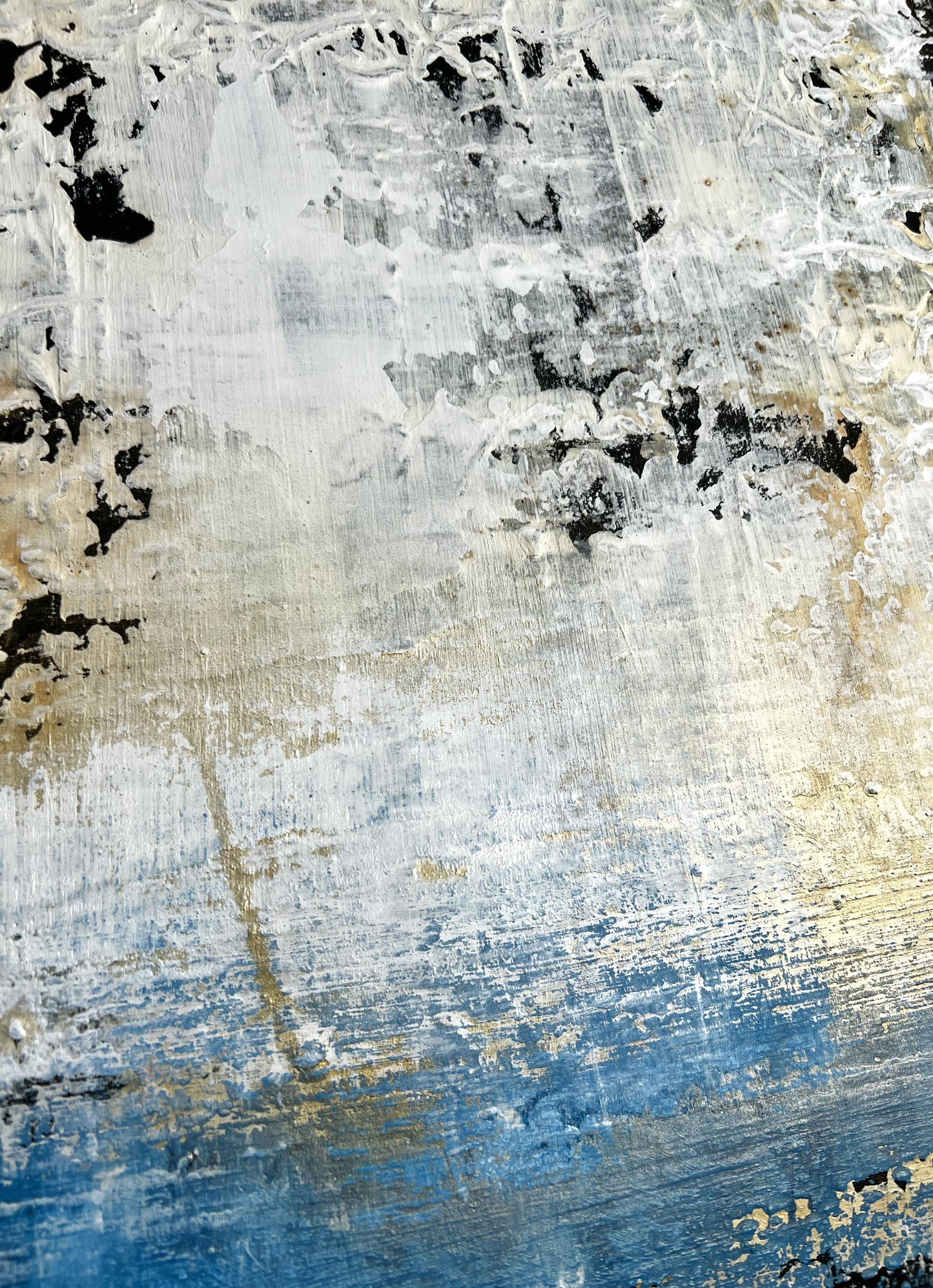 Architecture of Silence | Textured Abstract Art – Sergio Aranda