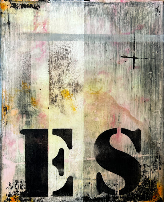 ES — Original Abstract Mixed Media Painting on Canvas | 2026