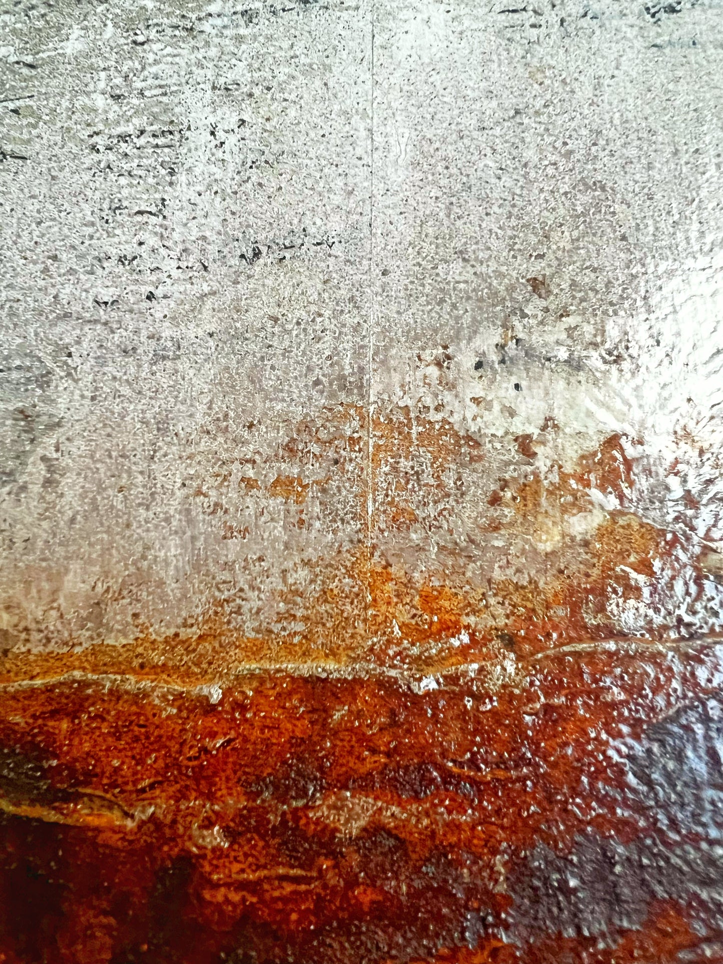 Rust & Gold | Original Textured Abstract Art | Sergio Aranda