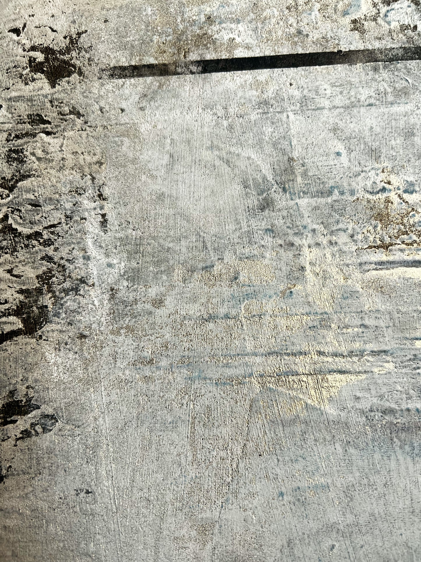 Silent Geometry | Original Textured Abstract Art | Sergio Aranda