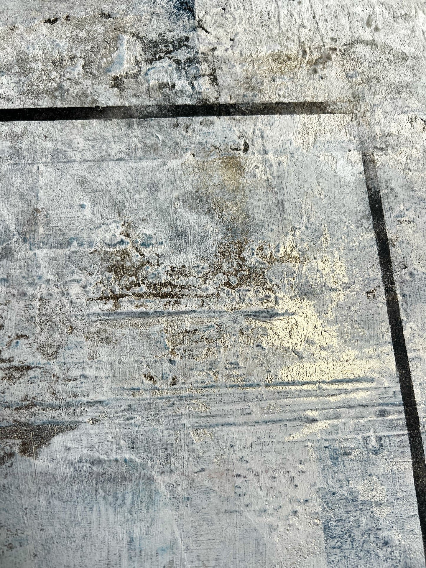 Silent Geometry | Original Textured Abstract Art | Sergio Aranda