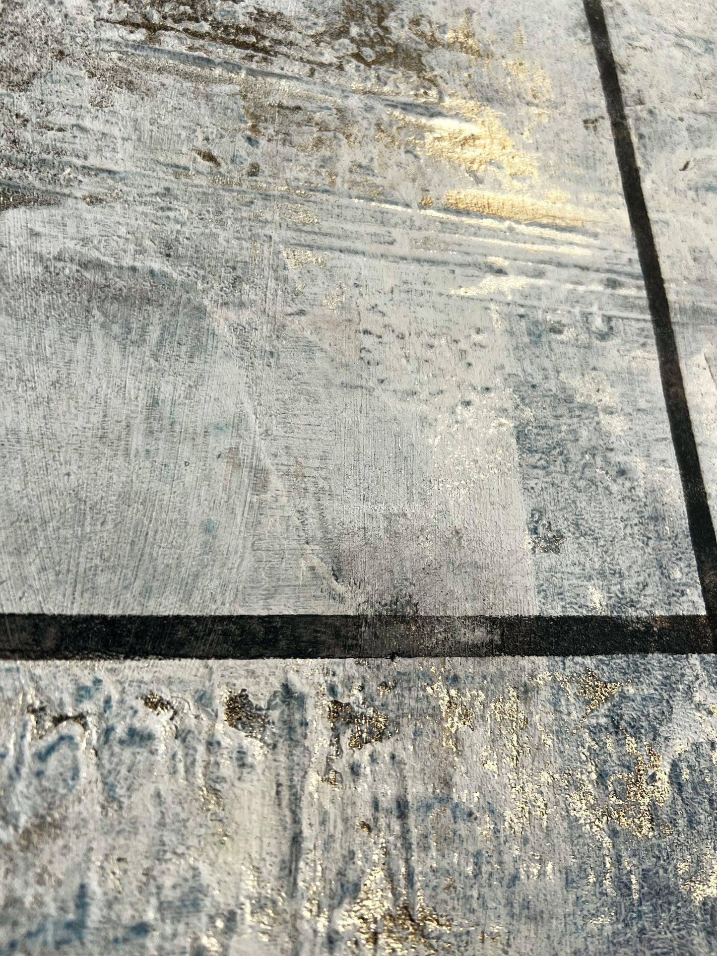 Silent Geometry | Original Textured Abstract Art | Sergio Aranda