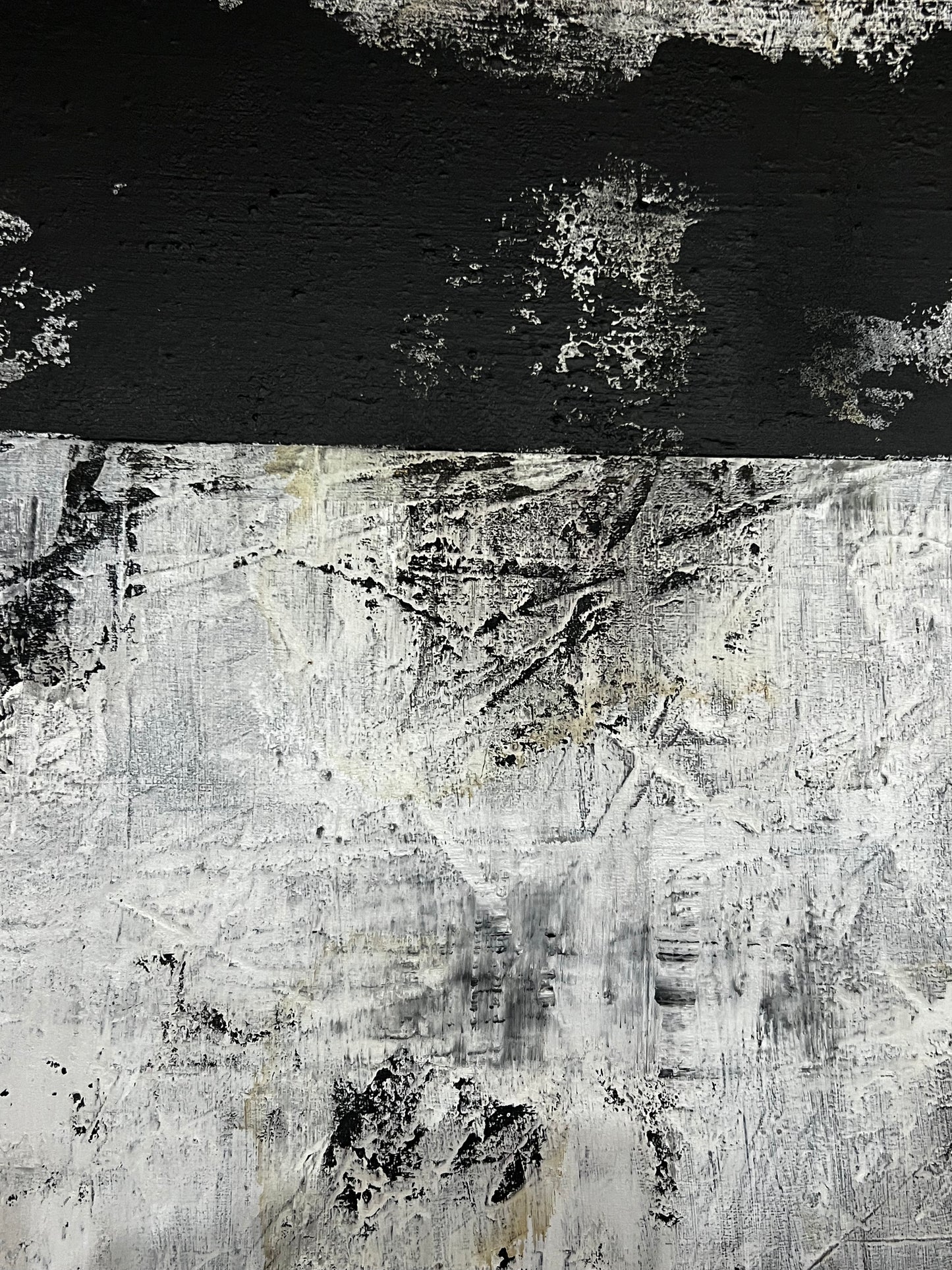 The Patience of Stone – Original Earthy Minimalist Textured Painting | 20x20"