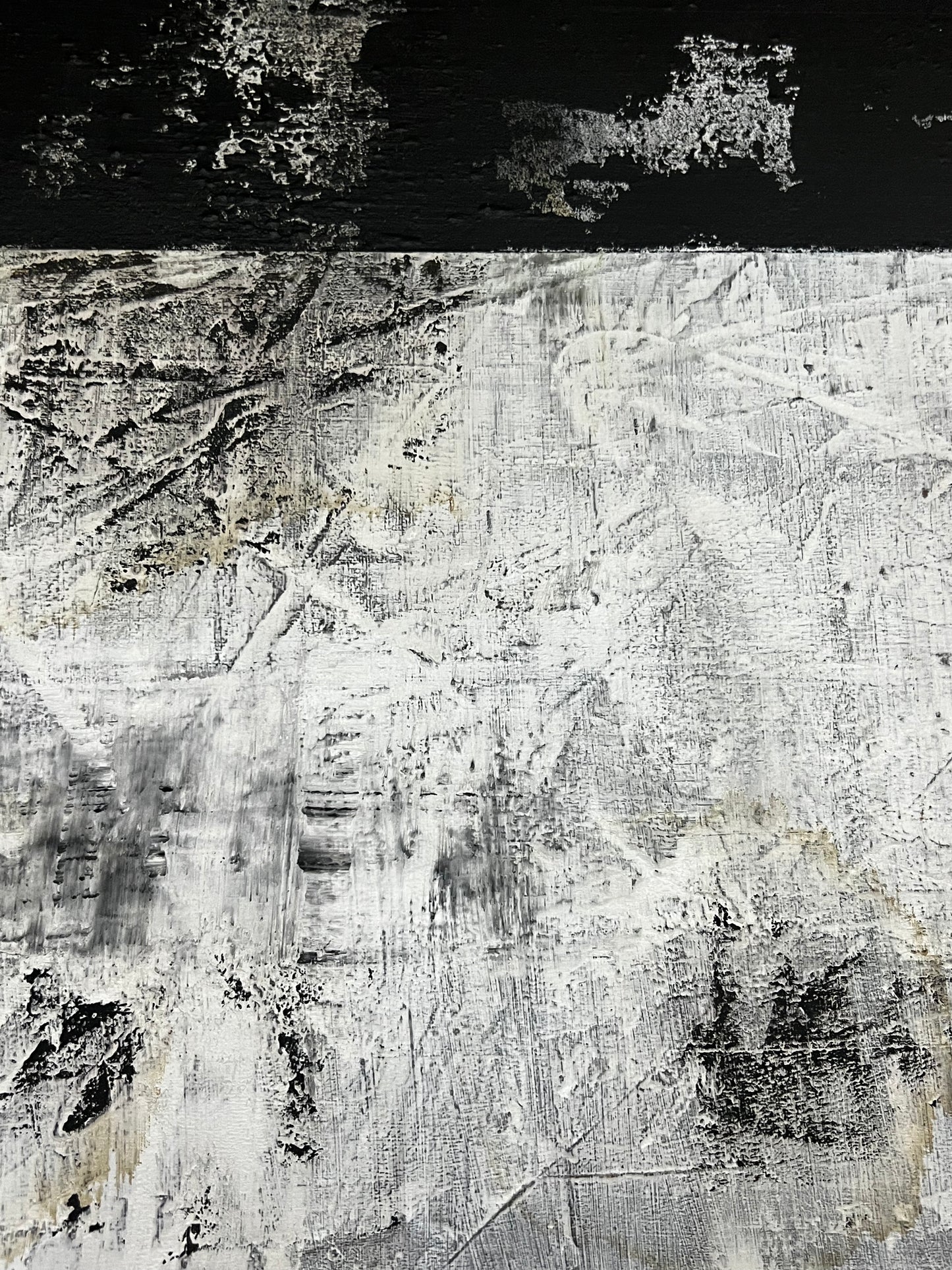 The Patience of Stone – Original Earthy Minimalist Textured Painting | 20x20"