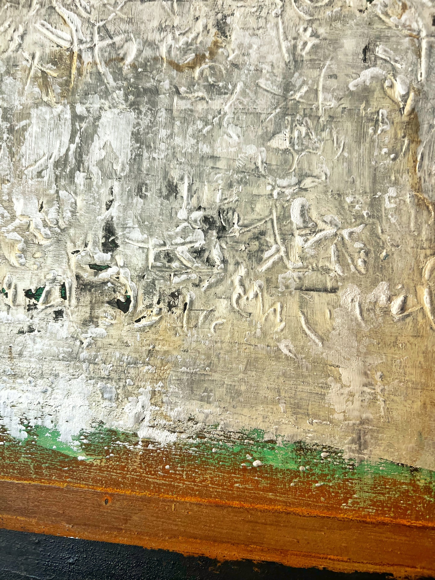Memory in Patterns – Original Grid Minimalist Textured Painting | 20x20”