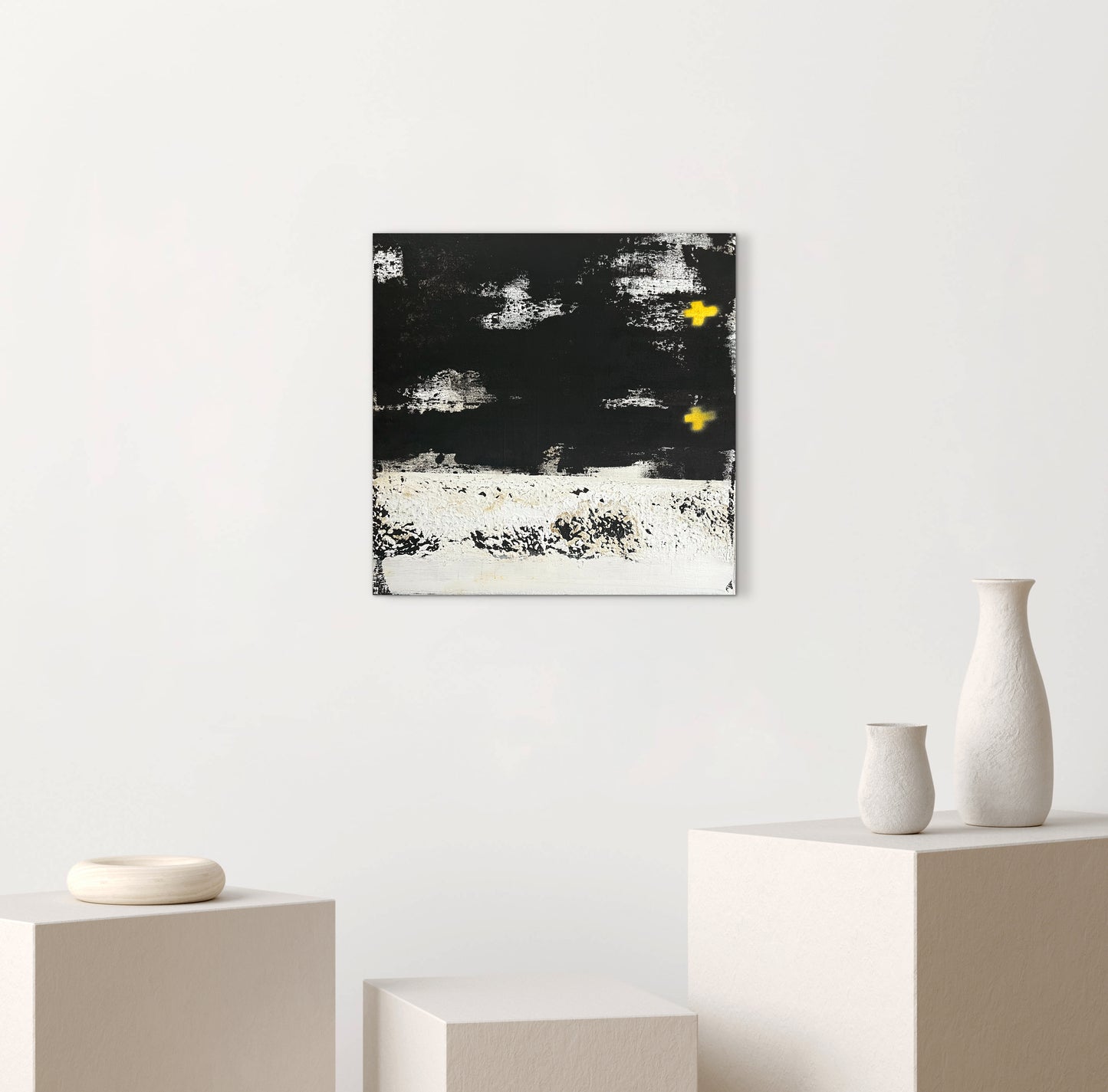 Untitled No. 8 – Original Minimalist Earthy Textured Painting | 20x20”