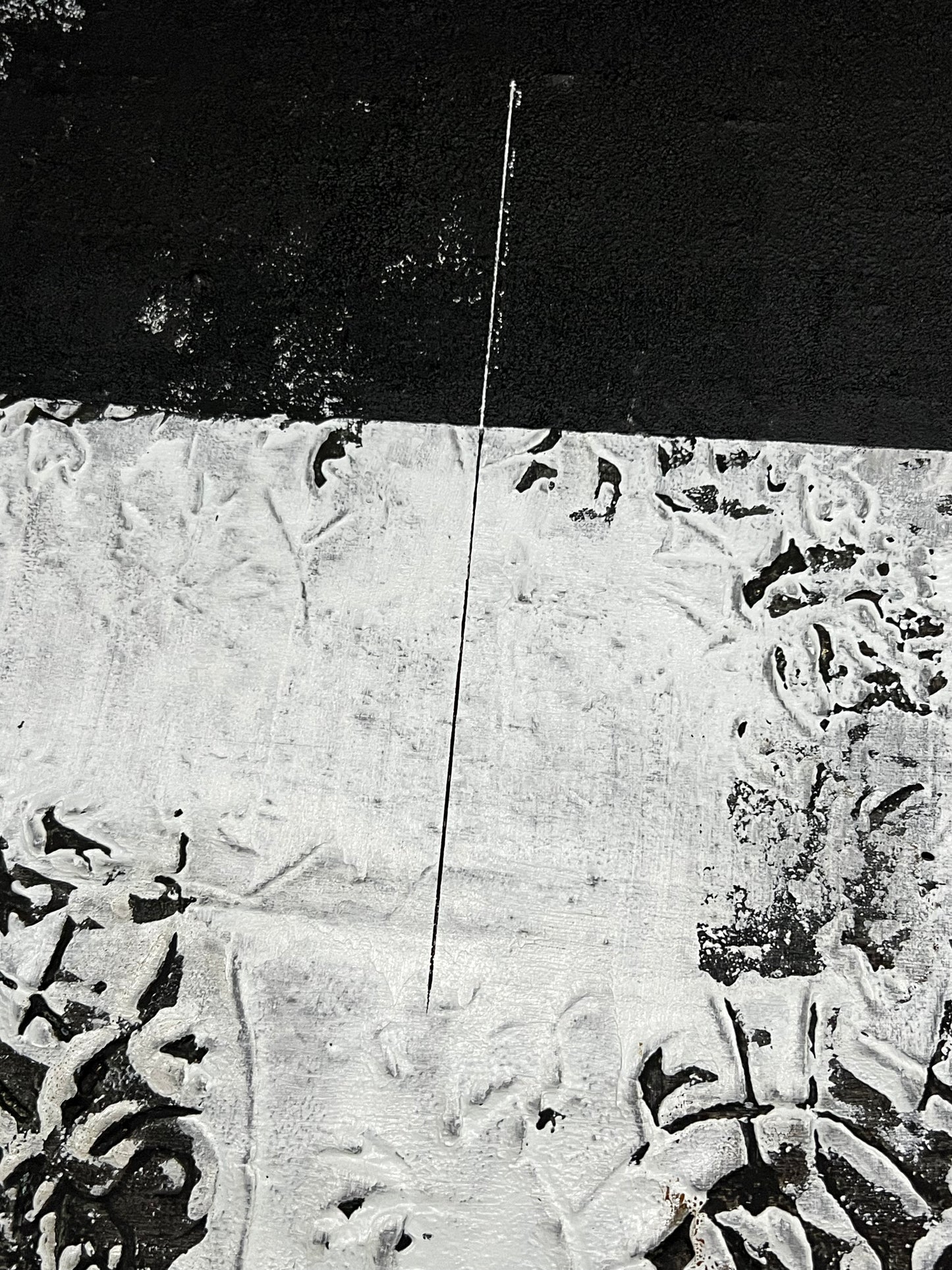 Relief of Absence – Original Wabi-Sabi Negative Space Painting | 20x20”