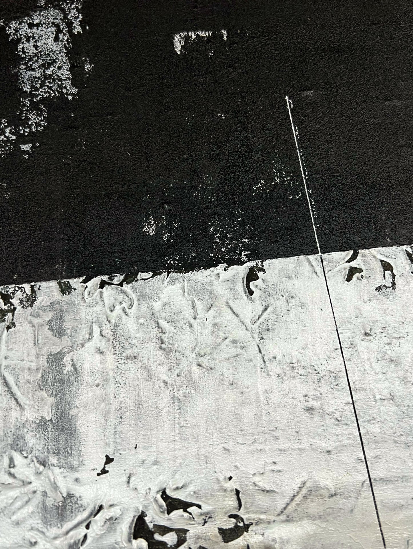 Relief of Absence – Original Wabi-Sabi Negative Space Painting | 20x20”