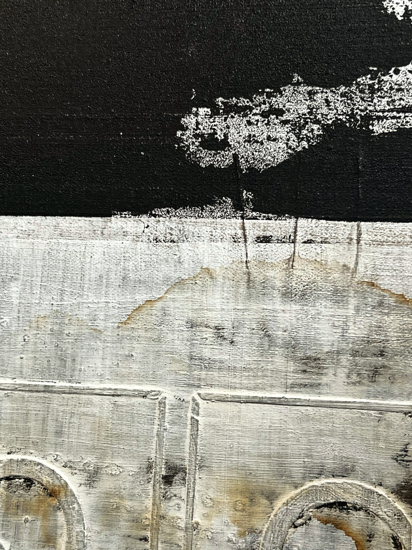 Campoamor – Original Barcelona Panot Urban Textured Painting | 16x16”