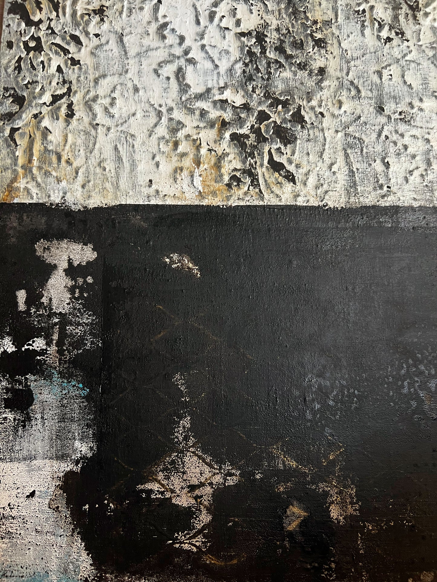 Alcázar – Original Architectural Wabi-Sabi Heavy Textured Painting | 20x20"