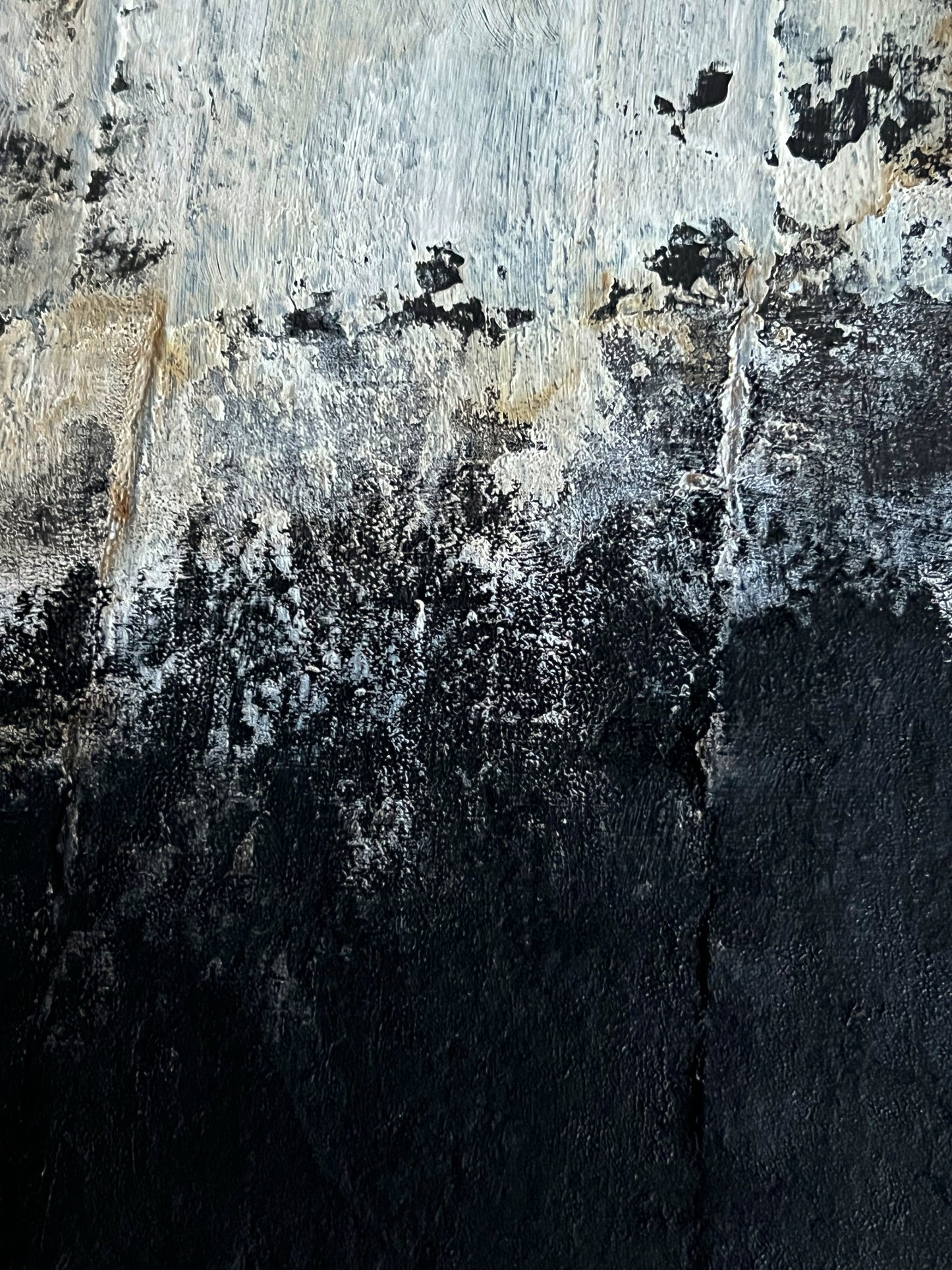 Altamira – Original Primitive Earthy Textured Painting | 18x15” Deep Profile