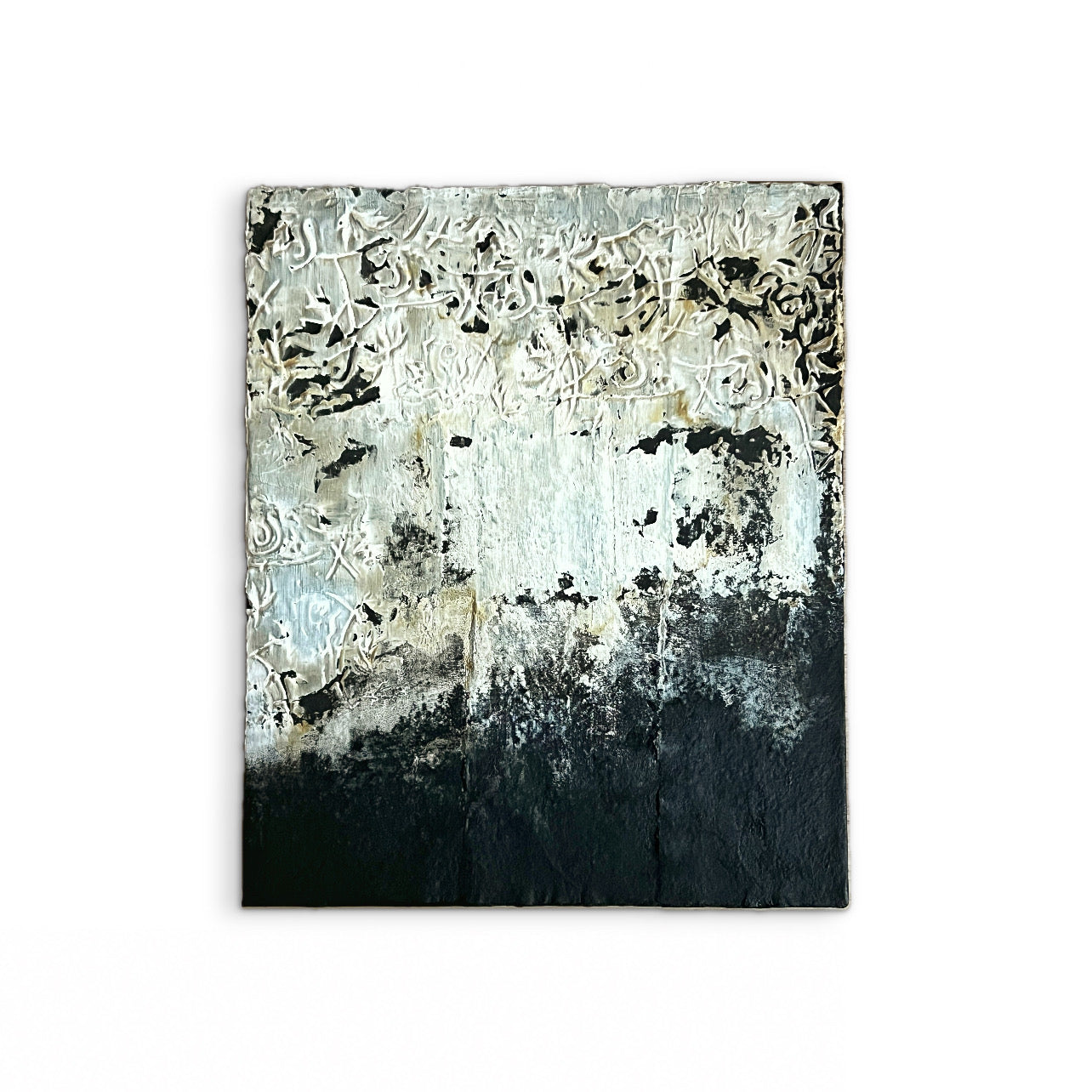 Altamira – Original Primitive Earthy Textured Painting | 18x15” Deep Profile