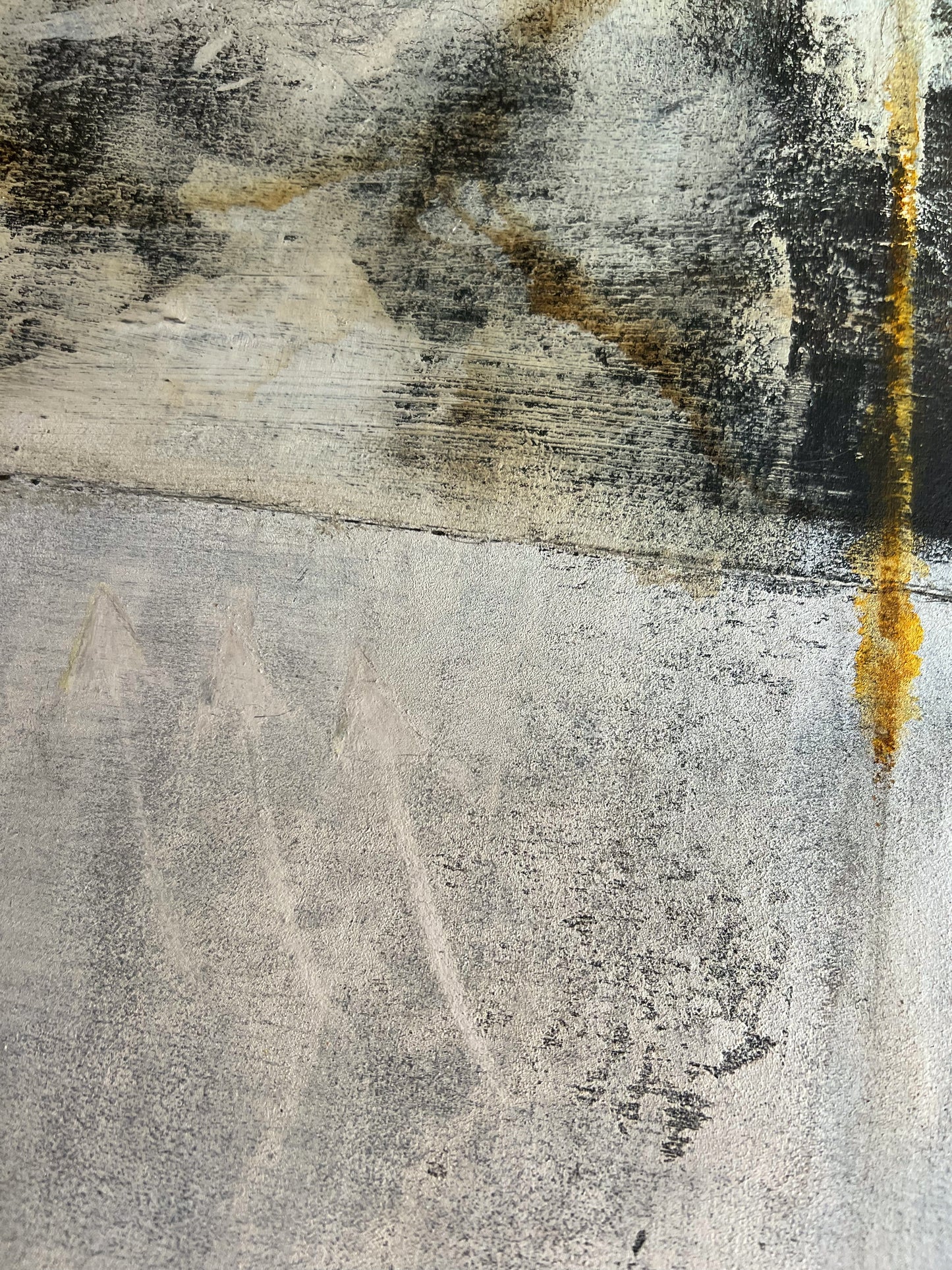 In Transition – Original Architectural White Heavy Textured Painting | 18x15" Deep Profile