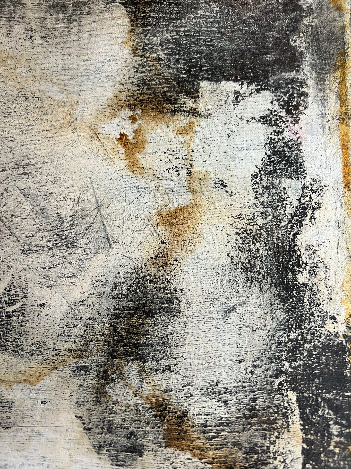 In Transition – Original Architectural White Heavy Textured Painting | 18x15" Deep Profile