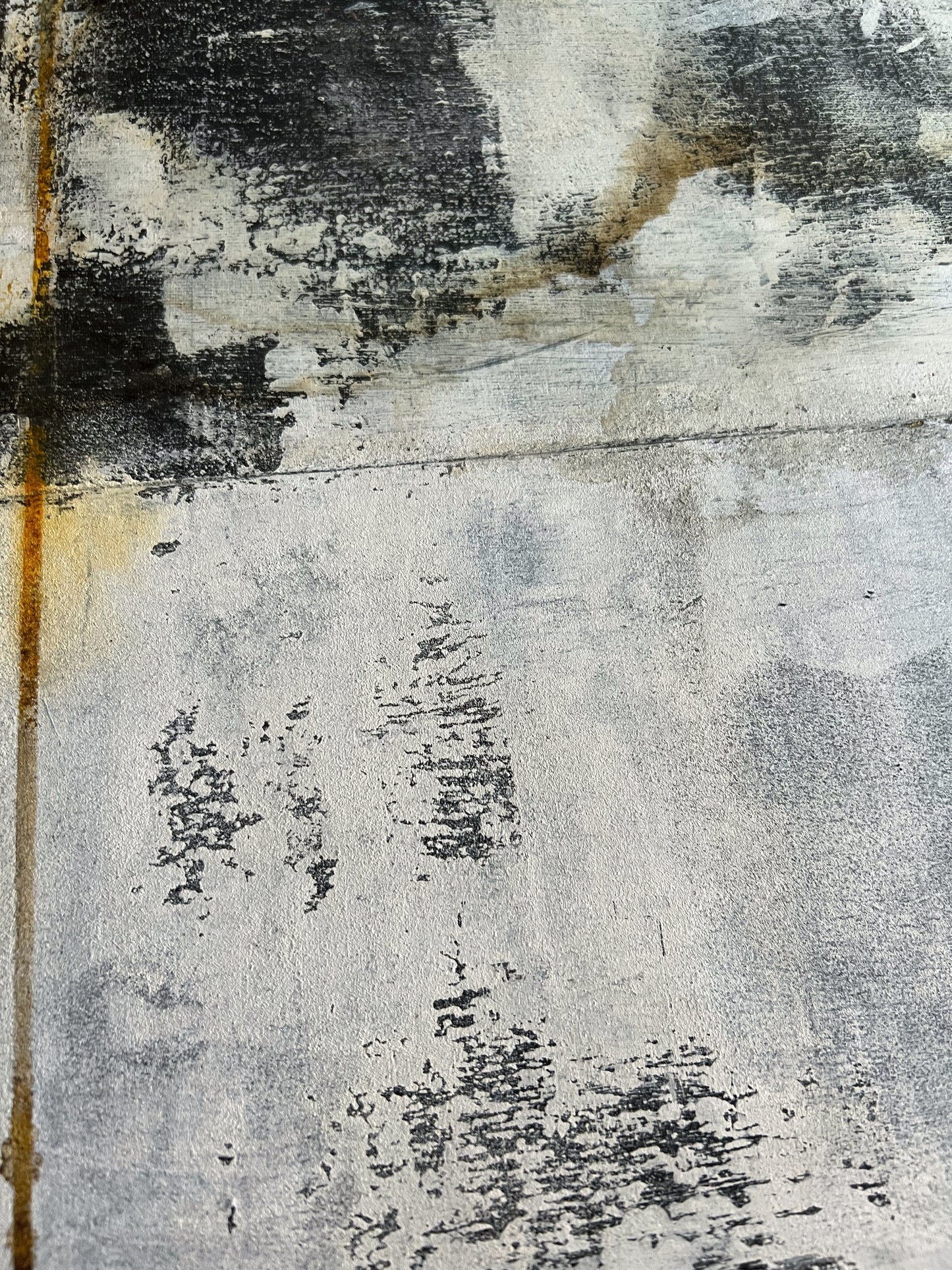 In Transition – Original Architectural White Heavy Textured Painting | 18x15" Deep Profile