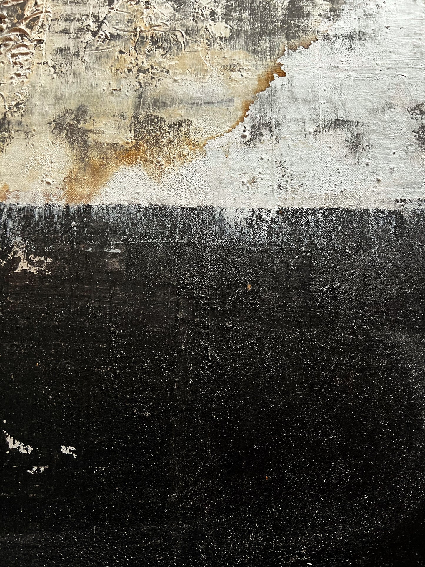 Corrosió de Somnis – Large Barcelona Architecture Inspired Textured Painting | 32x32”