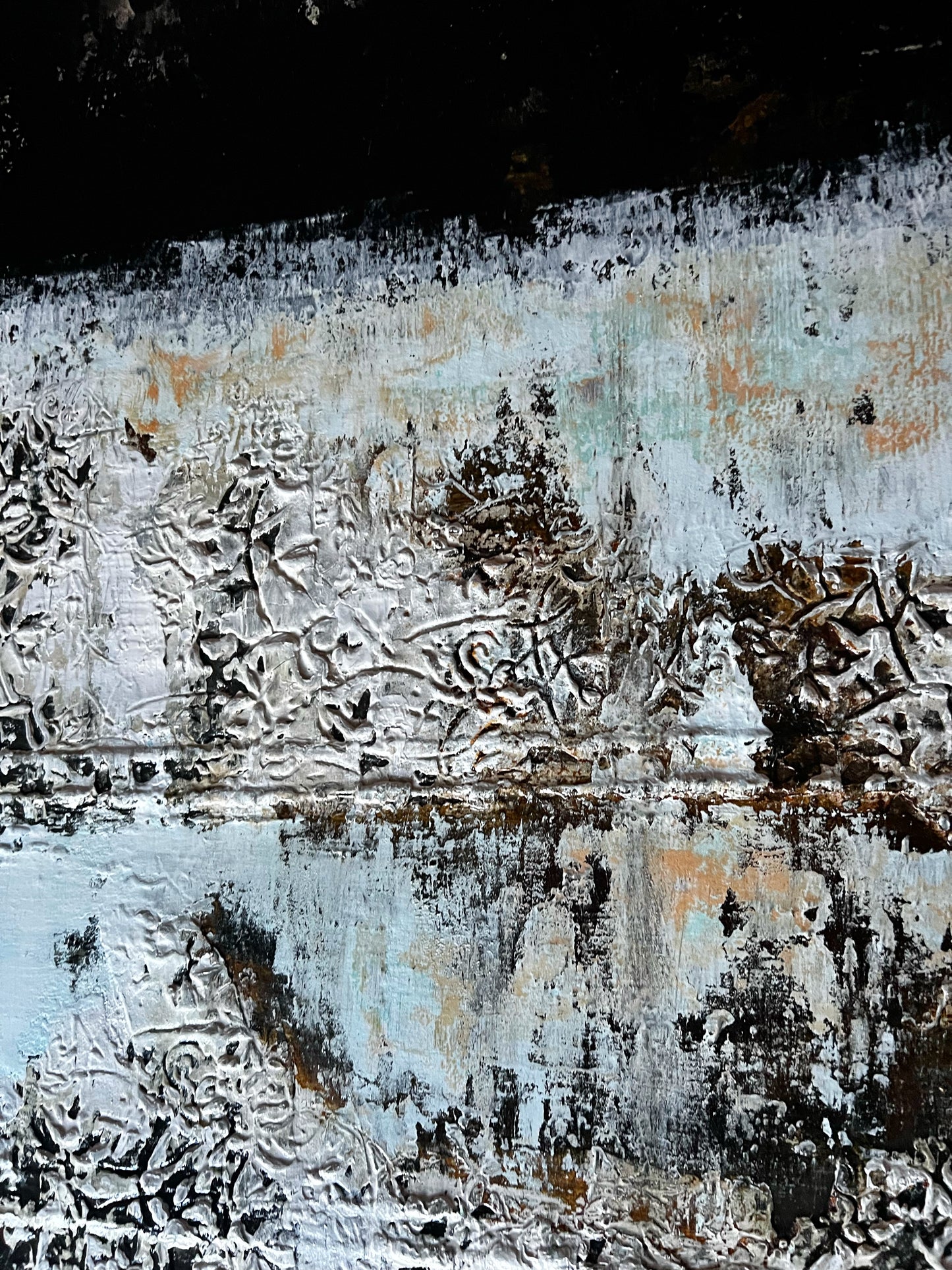 City of Wonders – Large Barcelona Modernism Architectural Textured Painting | 40x32”