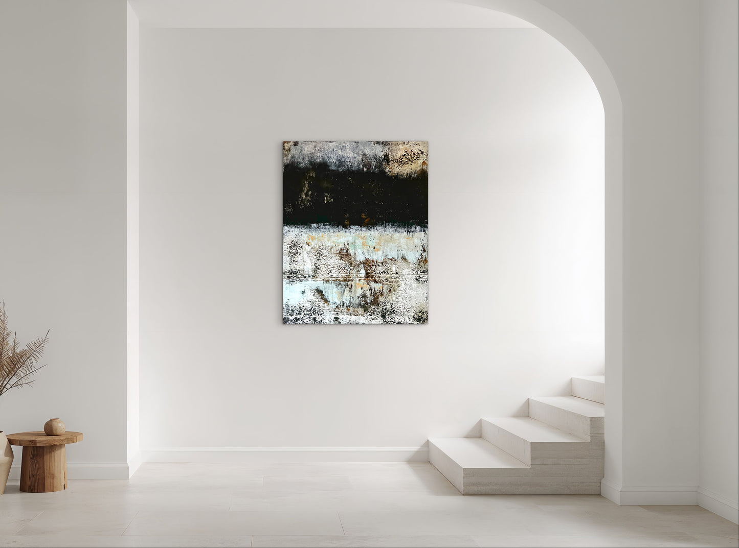 City of Wonders – Large Barcelona Modernism Architectural Textured Painting | 40x32”