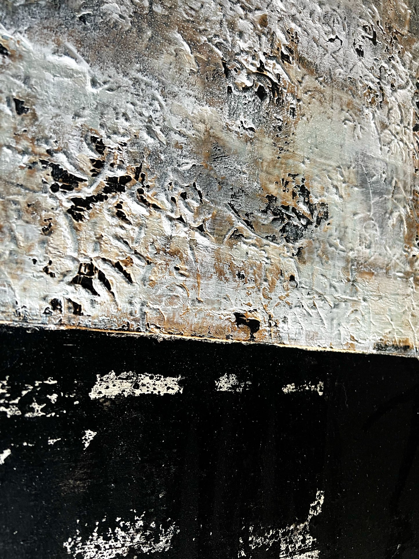Organic Pulse – Large Earthy Wabi-Sabi Textured Painting | 32x32”