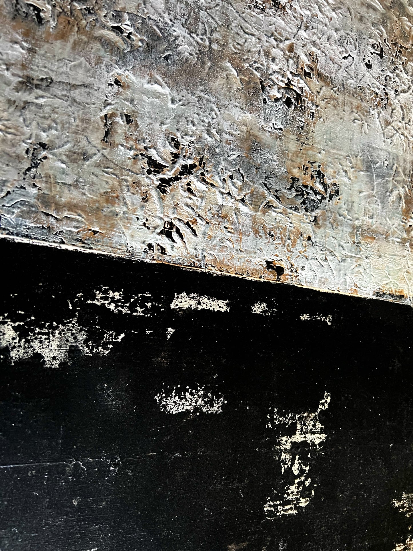 Organic Pulse – Large Earthy Wabi-Sabi Textured Painting | 32x32”
