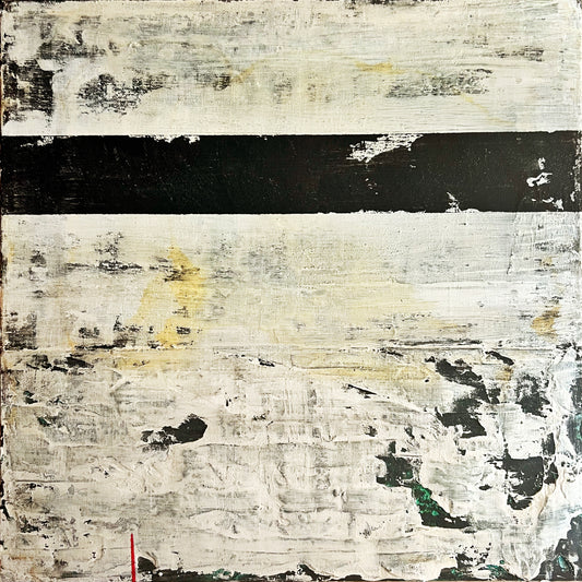Interval – Original Minimalist Japandi Textured Painting | 16x16”
