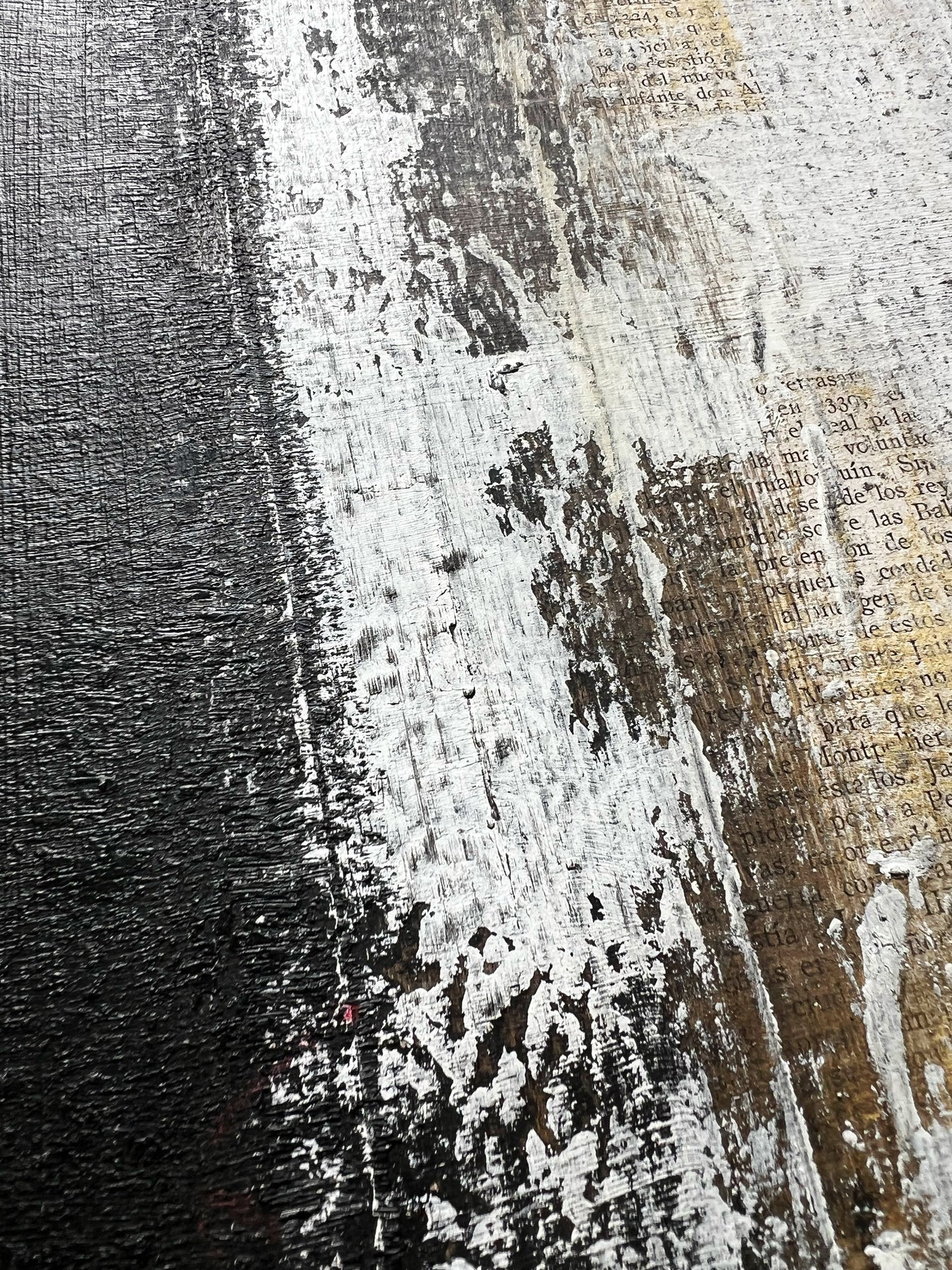 Traces of History – Original Wabi-Sabi Layers Textured Painting | 12x12"