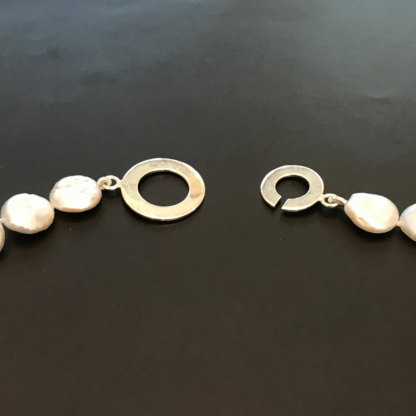 White Coin Choker