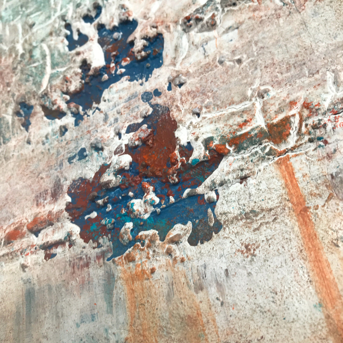 Industrial Remains | Textured Abstract Collage | Sergio Aranda